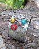 bransoletki wire wrapping Kwiaty późnego lata - bransoletka regulowana 1