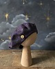 czapki damskie Ręcznie Malowany wełniany Beret z Gwiazdami i Kryształkami Swarovski 3