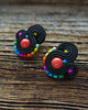kolczyki soutache Kolorowe Lentinki- kolczyki soutache 2