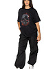 t-shirt damskie Koszulka loose fit UNDERWORLD Skull in fire 3