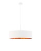 lampy wiszące Nowoczesna lampa wisząca LED do salonu SINTRA GOLD z abażurem 60 cm 3