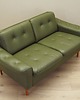 sofy i szezlongi Sofa skórzana zielona, duński design, lata 70, produkcja: Dania 4