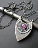 wisiory Wisior Amulet z szafirem 2