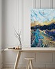 plakaty Plakat Dark Gold - abstrakcja 2