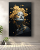 plakaty Złota muza - Plakat - Druk - Fotografia, Abstrakcja, Surrealizm, Loft #1 1