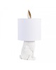 lampy stołowe Lampa Stołowa Rabbit Biało Złota 45 cm 1