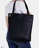 torby na ramię Shopper XL torba czarna na zamek 1