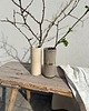 wazony Zestaw 2 Ceramicznych Wazonów Earth Tones Black and White 1
