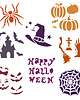 gry edukacyjne dla dzieci Szablony do rysowania dla dzieci (8 szt.) //HALLOWEEN 3