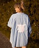 koszule damskie  Niebieska koszula oversize upcycling 4