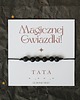 bransoletki na sznurku TATA w alfabecie Morse'a - Magicznej Gwiazdki! 1