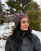 czapki damskie Kolorowa duża czapka beanie z wełną i alpaką 1