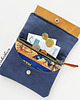 portfele damskie Portfel Boho Mini - Lotus Navy 2