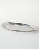 deski do krojenia i tace Owalna taca metalowa, włoski design, lata 80, produkcja: Włochy 3
