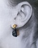 kolczyki z mosiądzu Kolczyki GARDEN OF EDEN czarny turmalin, mosiądz sztyfty 1
