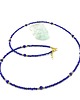 kolczyki pozłacane Kolczyki pozłacane Lapis lazuli delikatnie - długie 5