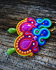 kolczyki soutache Bardzo kolorowe kolczyki soutache 3