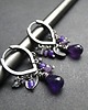 kolczyki srebrne Kolczyki srebrne Purpura 2