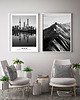 plakaty Plakat Pasmo Górskie czarno biały 2