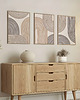 plakaty Zestaw 3 plakatów, mid century modern, linie, oryginalna dekoracja. 3