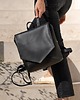 plecaki LOTUS Black Vegan-Leather Mini Backpack 2