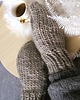 rękawiczki damskie WOOLY beżowe rękawiczki z wełny i alpaki 2