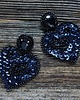 kolczyki soutache Czarne Serca- kolczyki 2