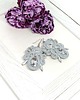 kolczyki soutache Szaro-srebrne kolczyki sutasz - kolekcja Angel 3