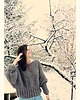 swetry damskie  Sweter handmade moher z wełną 5