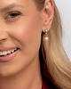 bransoletki - inne Złote kolczyki z perłą i cyrkonią Paraiso Naelia 2