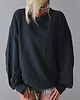 bluza bez kaptura damska Bluza Puffy Antracyt 1