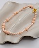 bransoletki z kamieni naturalnych Choker z różowych Pereł Seashell 1