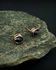 kolczyki wire wrapping Kolczyki sztyfty z szafirem 6
