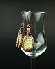 kolczyki wire wrapping Kolczyki z żywicą 9