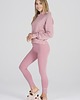 komplety damskie Komplet homewear bluza i legginsy różowy 4