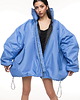 kurtki damskie Kurtka typu bomber oversize baby blue 3