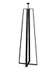 lampy podłogowe Czarno-złota lampa stojąca w stylu glamour MOSS MIRROR 6