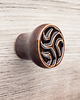 gałki do mebli Gałka do mebli, ciemno-brązowa, wz.19 2