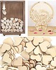 klocki i zabawki drewniane Serca do malowania 30SZT Drewniane małe serduszka 3cm Decoupage Scrapki 2