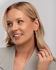 bransoletki - inne Srebrne owalne kolczyki z cyrkoniami Paraiso Kallira 2