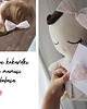 przytulanki dla niemowląt i dzieci Zestaw prezentowy - bobas, kołderka + kokardka do włosów 2
