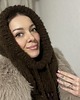 czapki damskie Czekoladowa balaclava 6