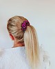 gumki do włosów Scrunchie do włosów, gumka do włosów z wiskozy Panterka candy MIDI 3
