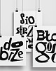 grafiki i ilustracje Dobrze grafika typograficzna w drewnianej ramce 3