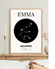 grafiki i ilustracje PLAKAT Twój znak zodiaku gwiazdozbiór astrologia 2