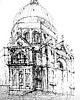 grafiki i ilustracje WYPRZEDAŻ RYSUNKÓW! Rysunek Santa Maria katedra Wenecja 35x50 cm Pióro 2