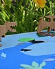 zabawki - inne Filcowa mata do zabawy z dinozaurami 5