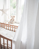 namioty i tipi dla dzieci Lniany baldachim - PURE WHITE 2