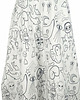 spódnice midi Spódnica midi Parampara z artystycznym wzorem, asymetryczna, rozmiar L / 40 4