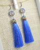 kolczyki swarovski Kolczyki Swarovski Chwosty denim blue 4
